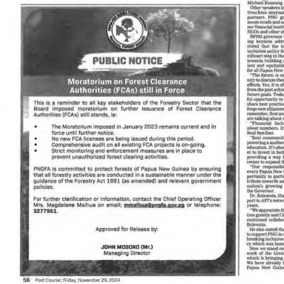 Malaysian Logging and Colonialism in Sandaun and PNG