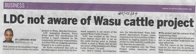 Where's the Beef? The Wasu Cattle Farm Project