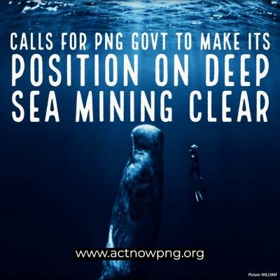 Calls for PNG government to make its position on deep sea mining clear