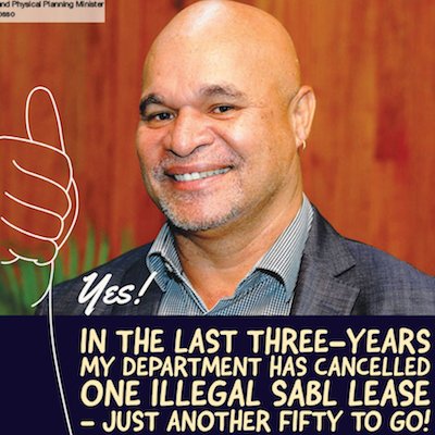 Government Has Failed Over Cancellation of Illegal SABL Leases